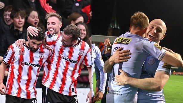 Derry City and Shelbourne