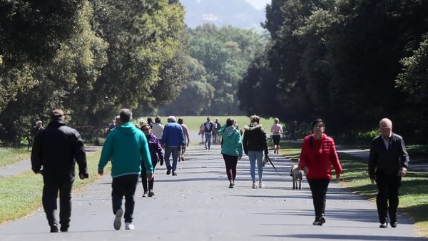 People out walking in St. Anne's Park
