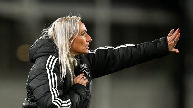 Belgium head coach Elisabet Gunnarsdottir