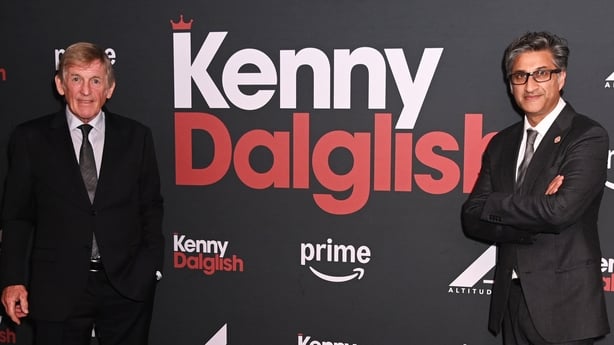 Kenny Dalglish and director Asif Kapadia attend the UK premiere of Kenny Dalglish at Picturehouse Central on 23 October, 2025 in London