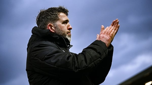 26 October 2025; Shamrock Rovers manager Stephen Bradley after the SSE Airtricity Men's Premier Division match between Derry City and Shamrock Rovers at The Ryan McBride Brandywell Stadium in Derry. Photo by Seb Daly/Sportsfile