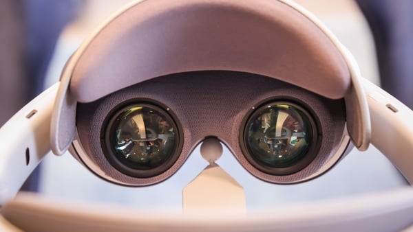 close up of a Samsung Mixed-Reality Headset close up of a Samsung Mixed-Reality Headset