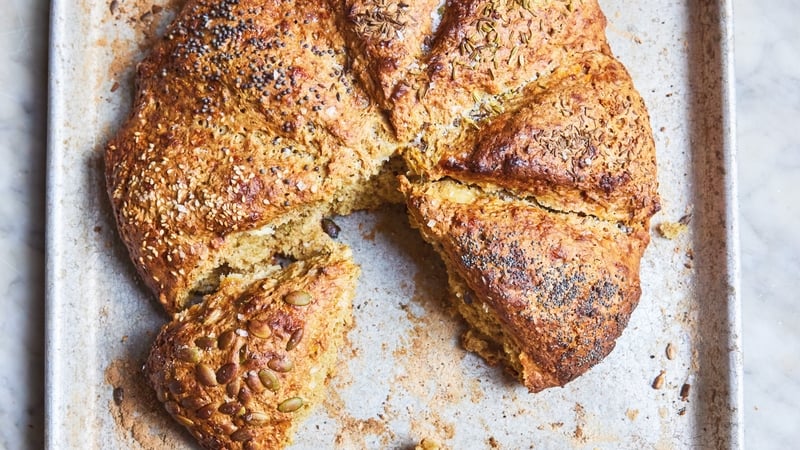 This recipe is inspired by traditional Irish soda bread.
