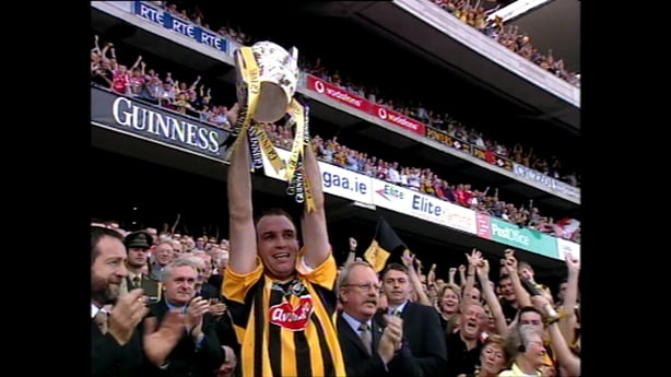 DJ Carey lifts the All Ireland in 2003