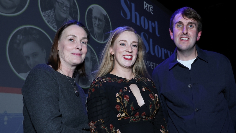 3 winning writers (l to r: Angela Finn, Lynda McCarthy, Ian Feighery)