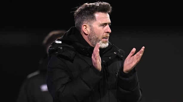 29 October 2025; Shamrock Rovers manager Stephen Bradley during the SSE Airtricity Men's Premier Division match between Shamrock Rovers and Galway United at Tallaght Stadium in Dublin. Photo by Seb Daly/Sportsfile