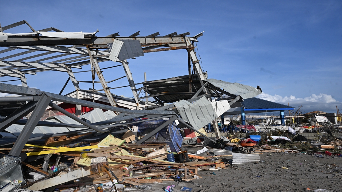 Not total devastation but much of Western Jamaica badly hit