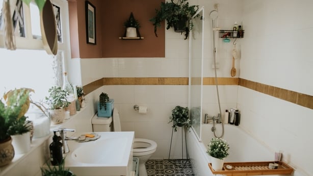 A stylish, tidy, organised domestic bathroom