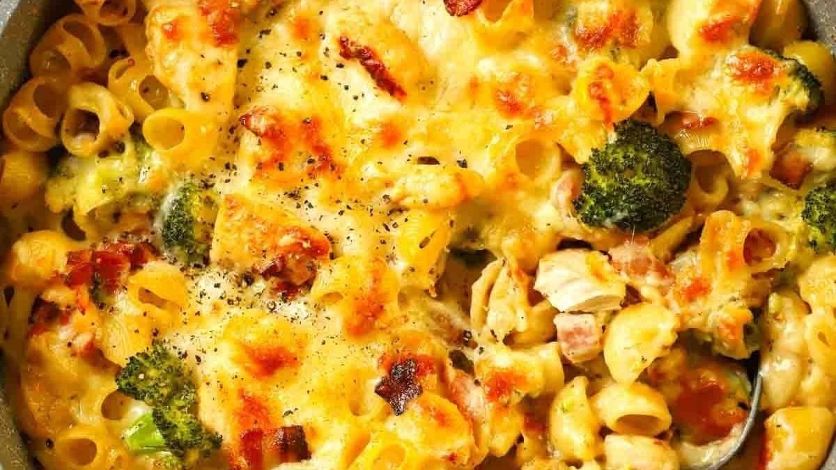 Nevens Recipes - Chicken and Bacon Pasta Bake