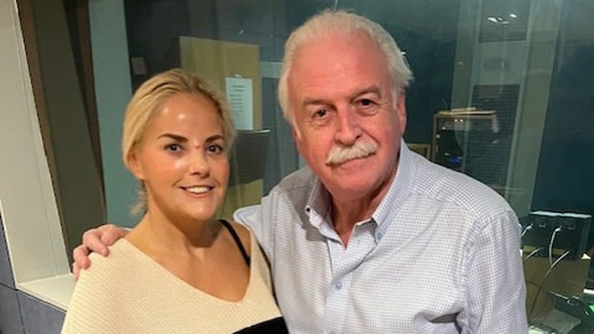 Celine Byrne pops in to studio.