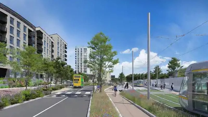 The Luas Green Line is set to be extended to Charlestown, via Finglas, by 2031