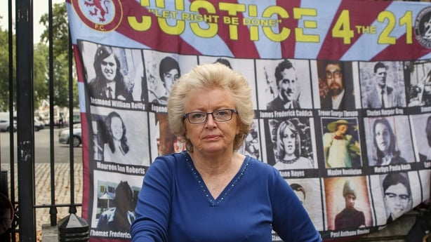 Julie Hambleton whose sister died in the Birmingham pub bombings