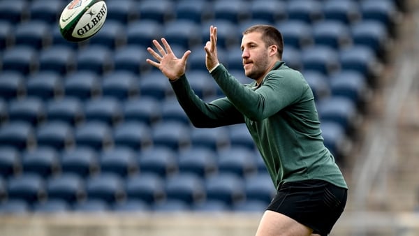 28 October 2025; Stuart McCloskey during Ireland Rugby squad training at SeatGeek Stadium in Chicago, USA. Photo by Ramsey Cardy/Sportsfile 28 October 2025; Stuart McCloskey during Ireland Rugby squad training at SeatGeek Stadium in Chicago, USA. Photo by Ramsey Cardy/Sportsfile