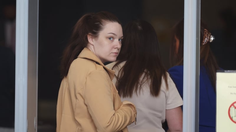 Amy McAuley, pictured at a previous court appearance in 2023, was jailed for three years