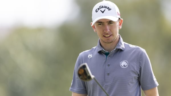 HONG KONG, CHINA - OCTOBER 30: Tom McKibbin of North Ireland reacts during the first round of the Link Hong Kong Open at Hong Kong Golf Club on October 30, 2025 in Hong Kong, China. (Photo by Yu Chun Christopher Wong/Eurasia Sport Images/Getty Images)
