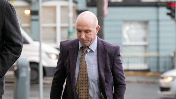 Former Kilkenny hurler DJ Carey at the Criminal Courts of Justice in Dublin