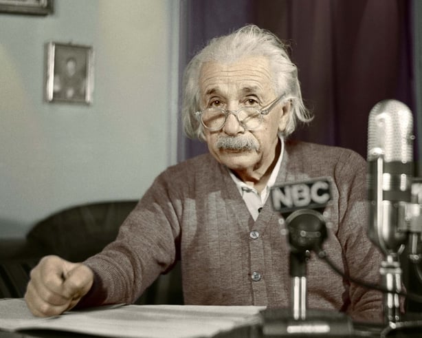 A photo of Albert Einstein