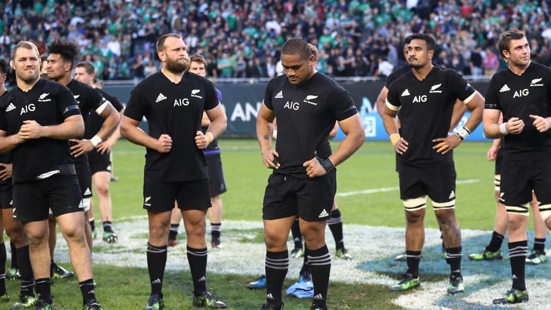 The All Blacks were stunned after Ireland's 40-29 win in Chicago
