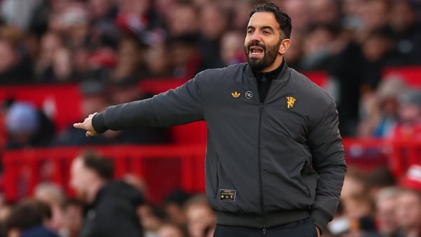 MANCHESTER, ENGLAND - OCTOBER 25: Manchester United Manager Ruben Amorim during the Premier League match between Manchester United and Brighton & Hove Albion at Old Trafford on October 25, 2025 in Manchester, England. (Photo by Shaun Brooks - CameraSport