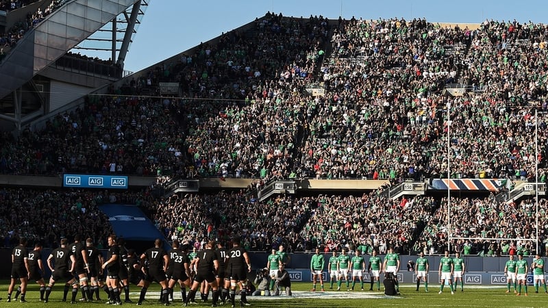 Ireland and New Zealand face off at Soldier Field ahead of the 2016 classic