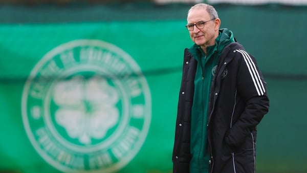 Celtic Interim Manager Martin O'Neill during a Celtic training session at the Lennoxtown Training Centre, on October 31, 2025, in Glasgow, Scotland.