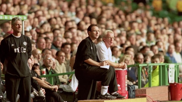 Celtic Manager Martin O''Neill during the Scottish Premier League match against Rangers at Celtic Park in Glasgow, Scotland. Celtic won the game 6 - 2.