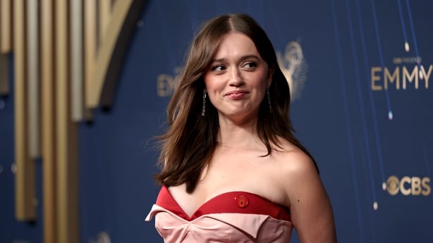 Aimee Lou Wood attends the 77th Primetime Emmy Awards at Peacock Theater on 14 September, 2025 in Los Angeles