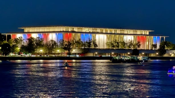 A view of the Kennedy Center in Washington DC
