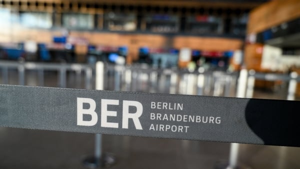 The empty Berlin-Brandenburg Airport's Terminal 1