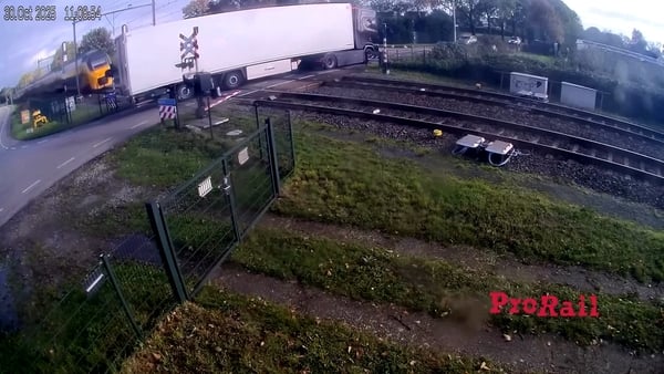 Train collision with truck in the Netherlands