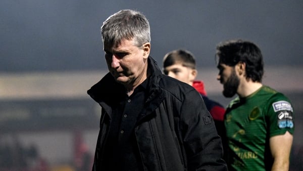 St Patrick's Athletic manager Stephen Kenny after the SSE Airtricity Men's Premier Division match between Shelbourne and St Patrick's Athletic at Tolka Park in Dublin.