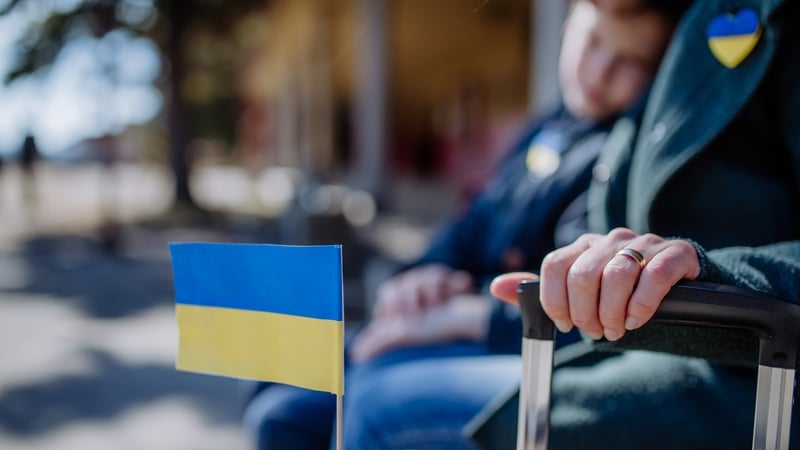 At least 50 Ukrainian people are arriving in Ireland each day, according to a Department of Justice note. (stock image)