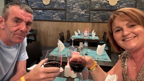 Photo of Lisa and Brendan Mooney the Irish couple who were holidaying in Jamaica when Hurricane Melissa hit