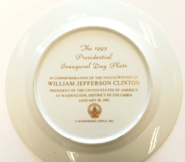 A commemorative plate owned by Albert Reynold