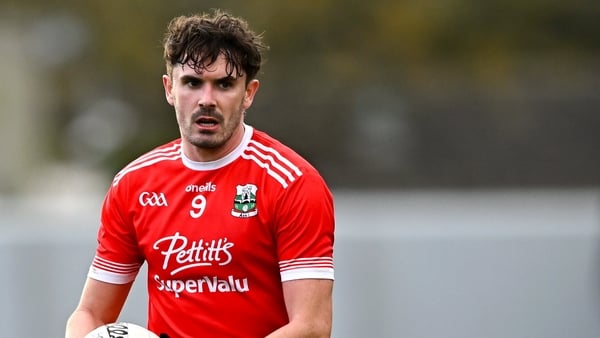 2 November 2025; David Hyland of Athy during the AIB Leinster GAA Football Senior Club Championship round 1 match between Baltinglass and Athy at Echelon Park in Aughrim, Wicklow. Photo by Piaras Ó Mídheach/Sportsfile