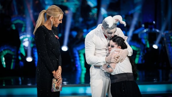 Tess Daly, Ellie Goldstein and Vito Coppola on Strictly Come Dancing