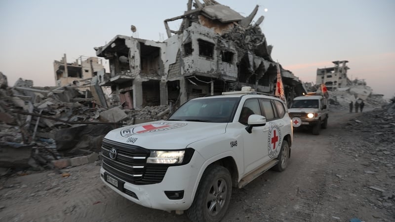 Hamas handed over the remains of three Israeli hostages yesterday via the Red Cross