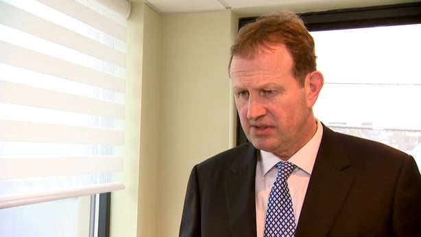 Minister Jim O'Callaghan speaking at the Galway Rape Crisis Centre