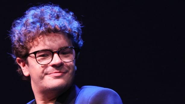 Gaten Matarazzo attends the Netflix Stranger Things 5 press conference during Lucca Comics and Games 2025 on 31 October in Lucca, Italy