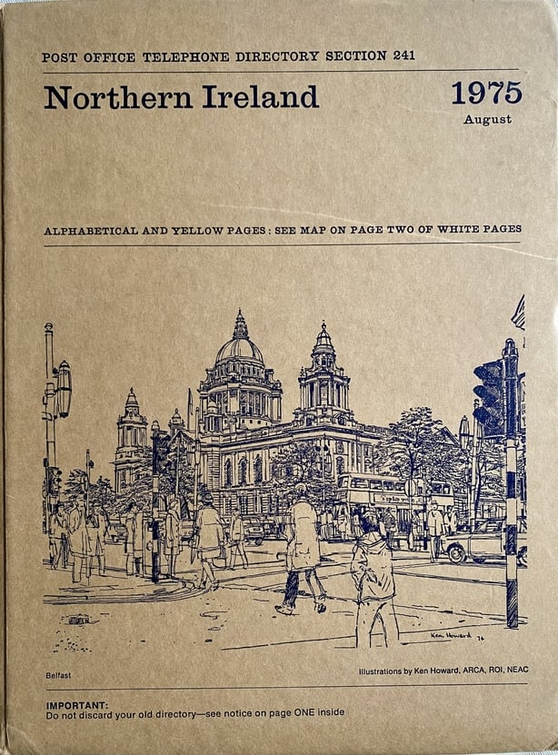 Northern Ireland Telephone 1975 Directory