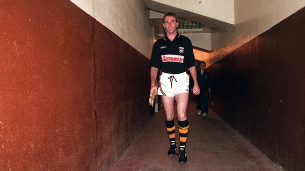 3 September 1998; Kilkenny's DJ Carey makes his way down the tunnel and onto the field for a Kilkenny senior hurling squad training session at Nowlan Park in Kilkenny. Photo by David Maher/Sportsfile