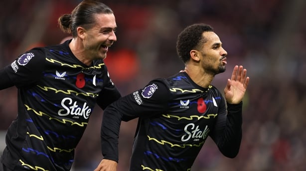 SUNDERLAND, ENGLAND - NOVEMBER 03: Iliman Ndiaye of Everton celebrates after scoring the first Everton goal during the Premier League match between Sunderland and Everton at Stadium of Light on November 03, 2025 in Sunderland, England. (Photo by Stu Forster/Getty Images)