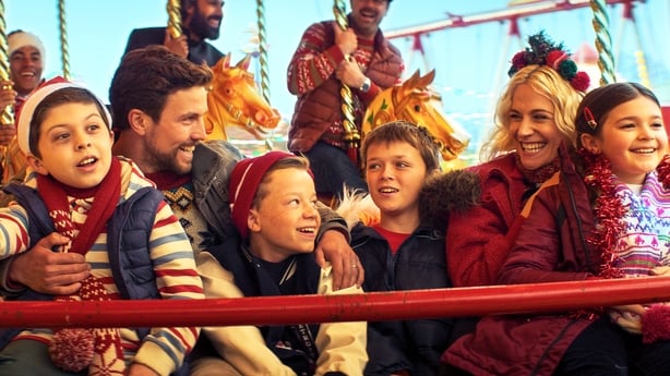 Leo Suter and Pixie Lott in Christmas Karma