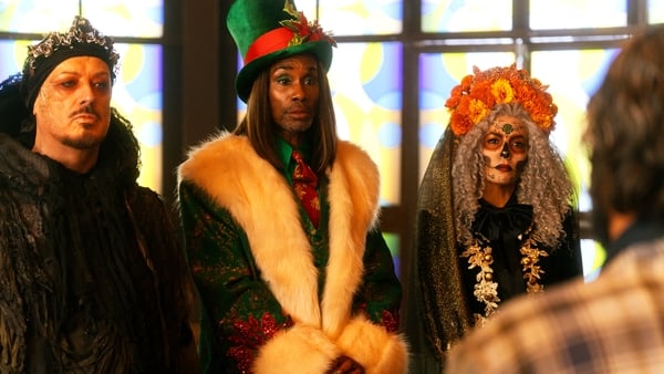 Billy Porter, Boy George and Eva Longoria in Christmas Karma
