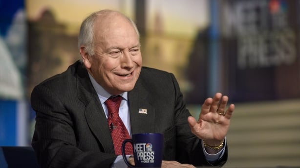 Former Vice President Dick Cheney appears on "Meet the Press" in 2018