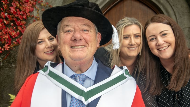 John Creedon received an Honorary Doctorate of Arts by University College Cork (UCC) on Monday, 3 November