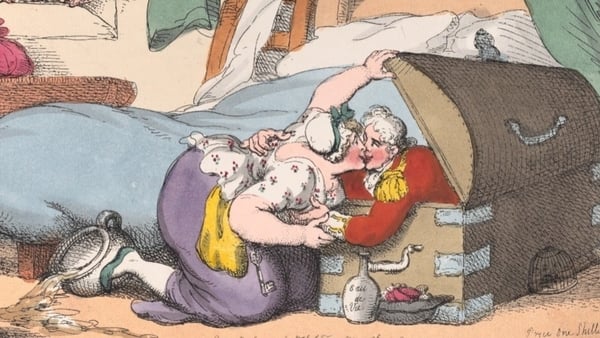 Thomas Rowlandson, ‘After sweet meat comes sour sauce’ (1810). Met Museum.
