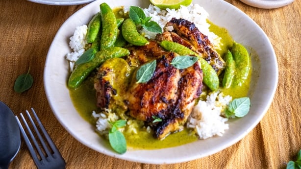 Donal Skehan Thai-ish chicken curry from his new series Real Time Recipes