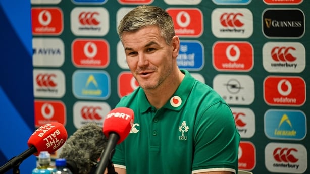 4 November 2025; Assistant coach Jonathan Sexton during an Ireland Rugby media conference at the IRFU High Performance Centre in Dublin. Photo by David Fitzgerald/Sportsfile