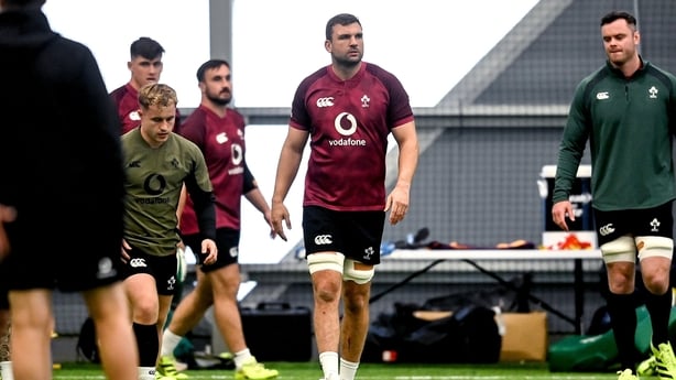 4 November 2025; Tadhg Beirne during an Ireland Rugby training session at the IRFU High Performance Centre in Dublin. Photo by David Fitzgerald/Sportsfile